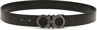 Ferragamo Reversible Leather Belt - Black