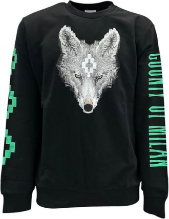 Marcelo Burlon Sweatshirts - Heren - Sweatshirts - Zwart - S - Hoodies & sweatvesten