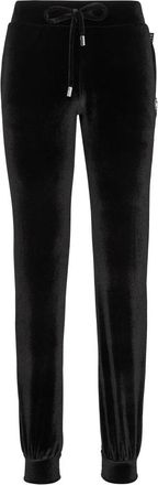 Philipp Plein Jogging Broeken Gothic Plein - Dames - Sweatpants - Zwart - XS - Polyester - Broeken