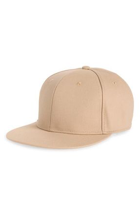Open Edit Flat Brim Hat in Tan at Nordstrom