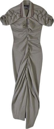 Vivienne Westwood Midi Dresses, female, Green, Size: S Pulling Dress
