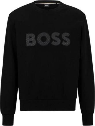 HUGO BOSS Sweatshirts & Hoodies > Sweatshirts - Heren - Sweatshirts - Zwart - XL - Hoodies & sweatvesten