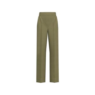 Marella Wide Trousers, female, Green, Size: XS Wide Trousers