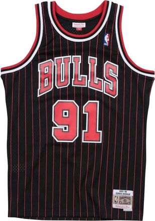 Mitchell & Ness Dennis Rodman Basketbalshirt - Heren - Fitness - Zwart - M - Fitness