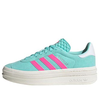 adidas (WMNS) adidas Gazelle Shoes Flash Aqua Lucid Pink ID7026