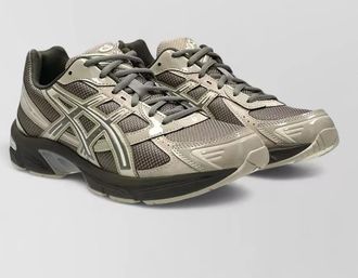 Asics synthetic leather low-top sneakers