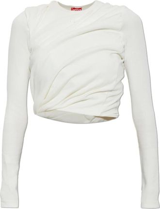 Diesel Dames, Tops, Wit, Maat: XS Katoen