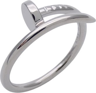 Cartier White Gold White Gold (18K) Band Ring (Pre-Owned)