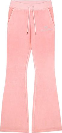 Juicy Couture Juicy Script Velou Broek - Dames - Sweatpants - Roze - S - Broeken