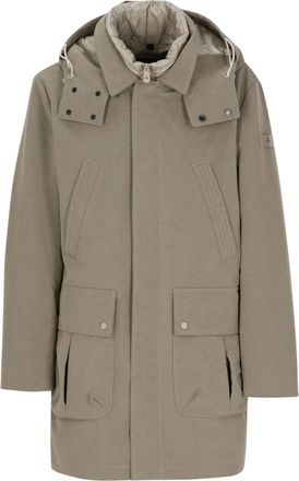 Peuterey Hooded Multi-Pocket Adjustable Drawstring Coat