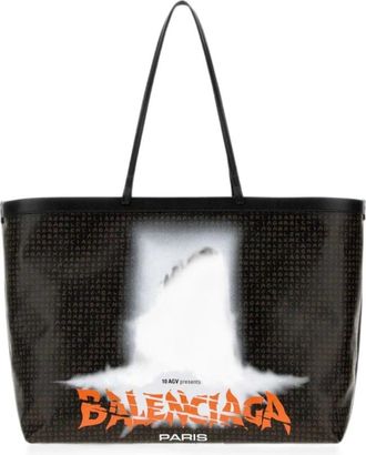 Balenciaga Select Tote Bag Large - Dames - Shoppers - Zwart - ONE Size - Katoen - Tassen