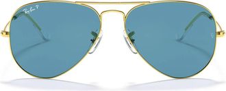 Ray-Ban Sunglasses Rb3025 9196 S2 Aviator Gold/Blue Unisex Polarized