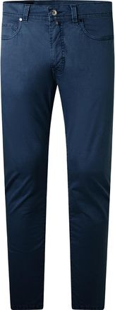 Pierre Cardin 5-Pocket-Hose PIERRE CARDIN PC-Lyon, Herren, Gr. 36, L&auml;nge 32, blau (navy peony), Web, Obermaterial: 97% Baumwolle, 3% Elasthan, unifarben, slim fit l