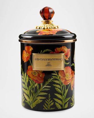 MacKenzie-Childs Poppy Medium Canister