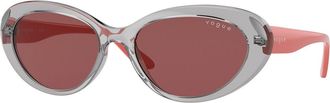 Vogue Eyewear VO5456S 272669 Womens Sunglasses Grey Size 55