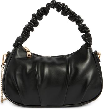 Urban Expression Ruched Shoulder Bag in Black at Nordstrom Rack