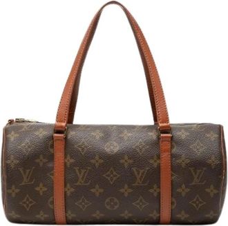 Louis Vuitton Pre-owned Papillon 30 - Dames - Vintage Handtas - Bruin - ONE Size - Leer - Vintage