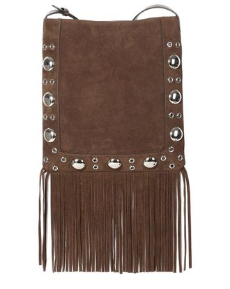 Tiffany & Fred Suede Fringe Crossbody