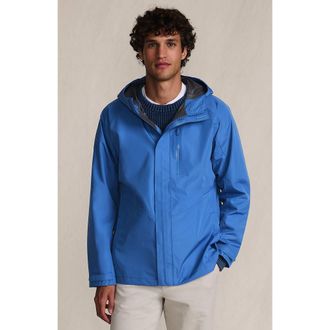 Lands End Waterproof Rain Jacket in Muted Cobalt Blue at Nordstrom, Size Xx-Large