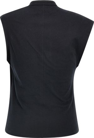 Isabel Marant Womens Black Cotton Sleeveles T-Shirt