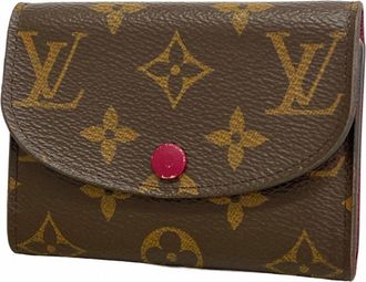 Louis Vuitton Brown Fuchsia Coin Purse/Coin Case (Pre-Owned)