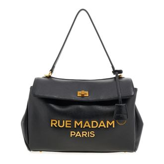 Rue Madam Tassen, Dames, Zwart, ONE Size, Schoudertas met schouderband