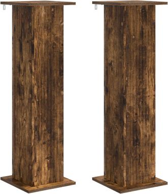 vidaXL Soporte De Plantas 2 Uds. Roble Ahumado 30,5 X 30 X 100,5 Cm Vidaxl