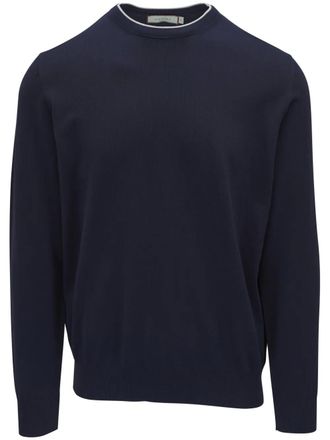 Canali crew neck jumper - Blue