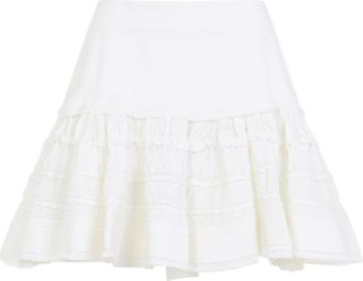 Alaia Ruffle Mini Skirt