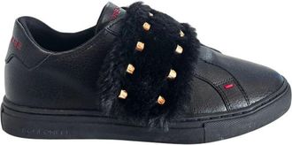 Borbonese Black Rubber Womens Womens Sneaker