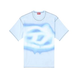 Diesel Heren, Tops, Blauw, Maat: L