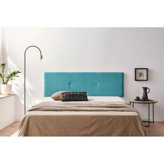 Moonia Cabecero Tapizado Alma Acualine 90x50x5 Cm - Turquesa Moonia