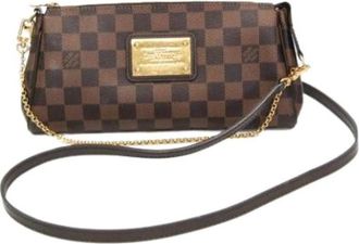 Louis Vuitton Pre-owned Eva N55213 - Dames - Vintage Schoudertas - Bruin - ONE Size - Vintage