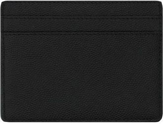 Saint Laurent Mens Black Calf Leather Bos Taurus Wallet