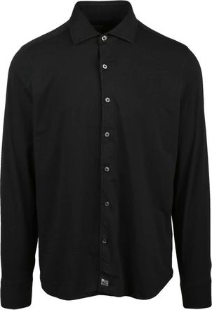 Sonrisa Overhemden, Heren, Zwart, L, Katoen, Jersey Shirt