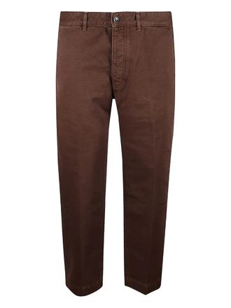 Nine In The Morning buttoned chinos - Brown