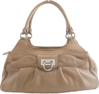 Ferragamo Leather Shoulder Bag (Pre-Owned)