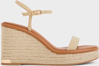 Charles & Keith Woven Espadrille Wedges