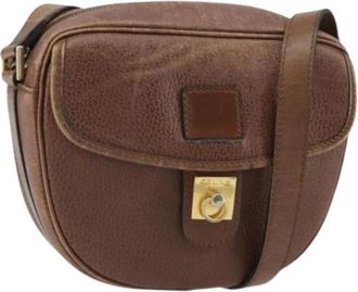 Celine Pre-owned Cross Body Bags, female, Brown, Size: ONE SIZE Pre-owned Vintage Crossbody Bag