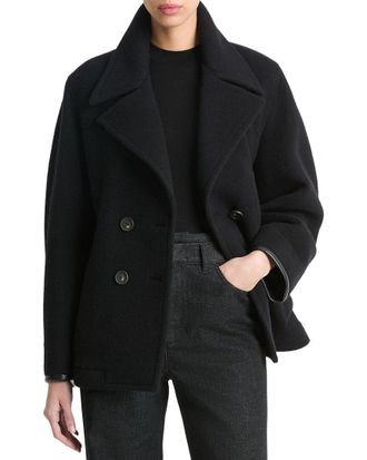 Vince Lofty Belted Wool-Blend Jacket