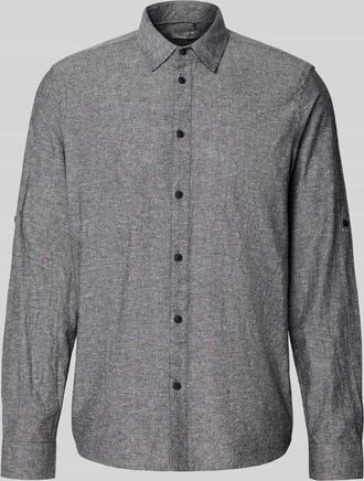Blend Regular Fit Freizeithemd mit Kentkragen Modell ABAN in Anthrazit, Gr&ouml;&szlig;e XXL
