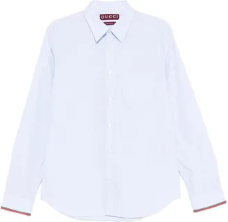 Gucci Striped-trim Shirt