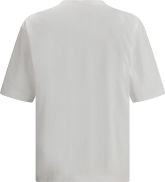 Dsquared2 Mens Logoed T-Shirt White Cotton T-Shirts And Polos