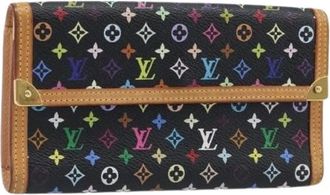 Louis Vuitton Pre-owned Long Wallet - Dames - Vintage Accessoires - Veelkleurig - ONE Size - Leer - Vintage