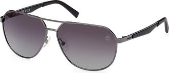 Timberland TB9298 Polarized 06D Mens Sunglasses Grey Size 62