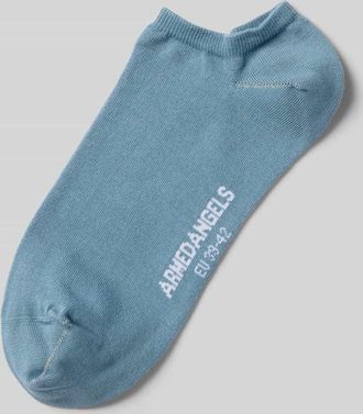 Armedangels Armedangels Sneakersocken mit Label-Detail Modell SAALVO in Blau, Gr&ouml;&szlig;e 39-42