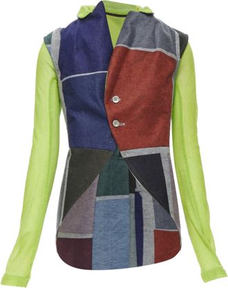 Comme Des Gar&ccedil;ons Comme des Garcons colorblock layers layered vest
