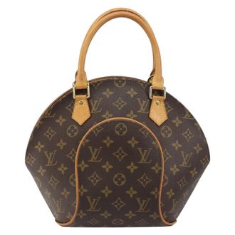Louis Vuitton Ellipse Bag Monogram Canvas Brown Canvas Handbag (Pre-Owned)