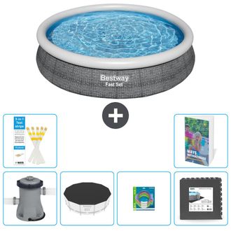 Bestway Piscina Bestway Fast Set Redonda - 366x76 Cm - 7-piezas S317