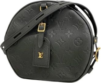 Louis Vuitton Pre-owned Cross Body Bags, female, Black, Size: ONE SIZE Pre-owned Boite Chapeau Souple MM Shoulder Bag